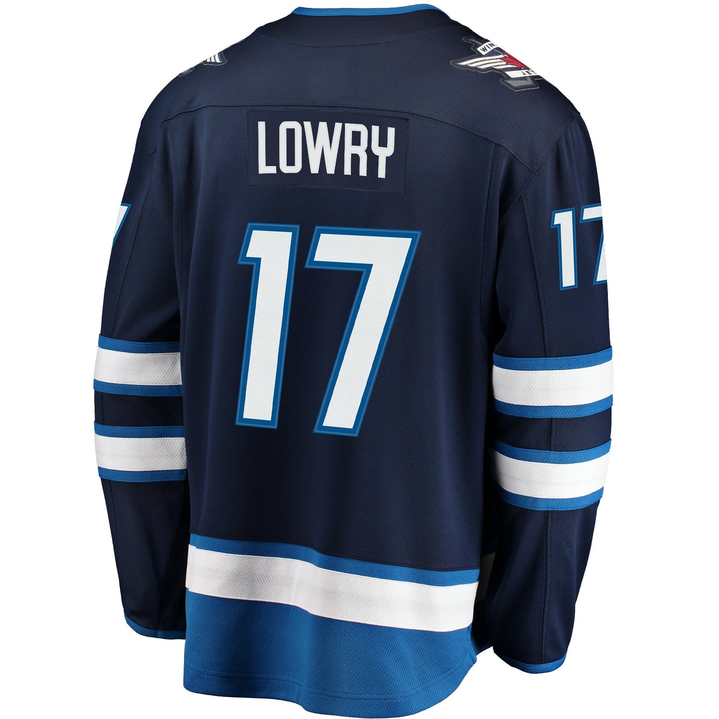 Adam Lowry Winnipeg Jets Fanatics Branded Breakaway Replica Jersey &#8211; Navy