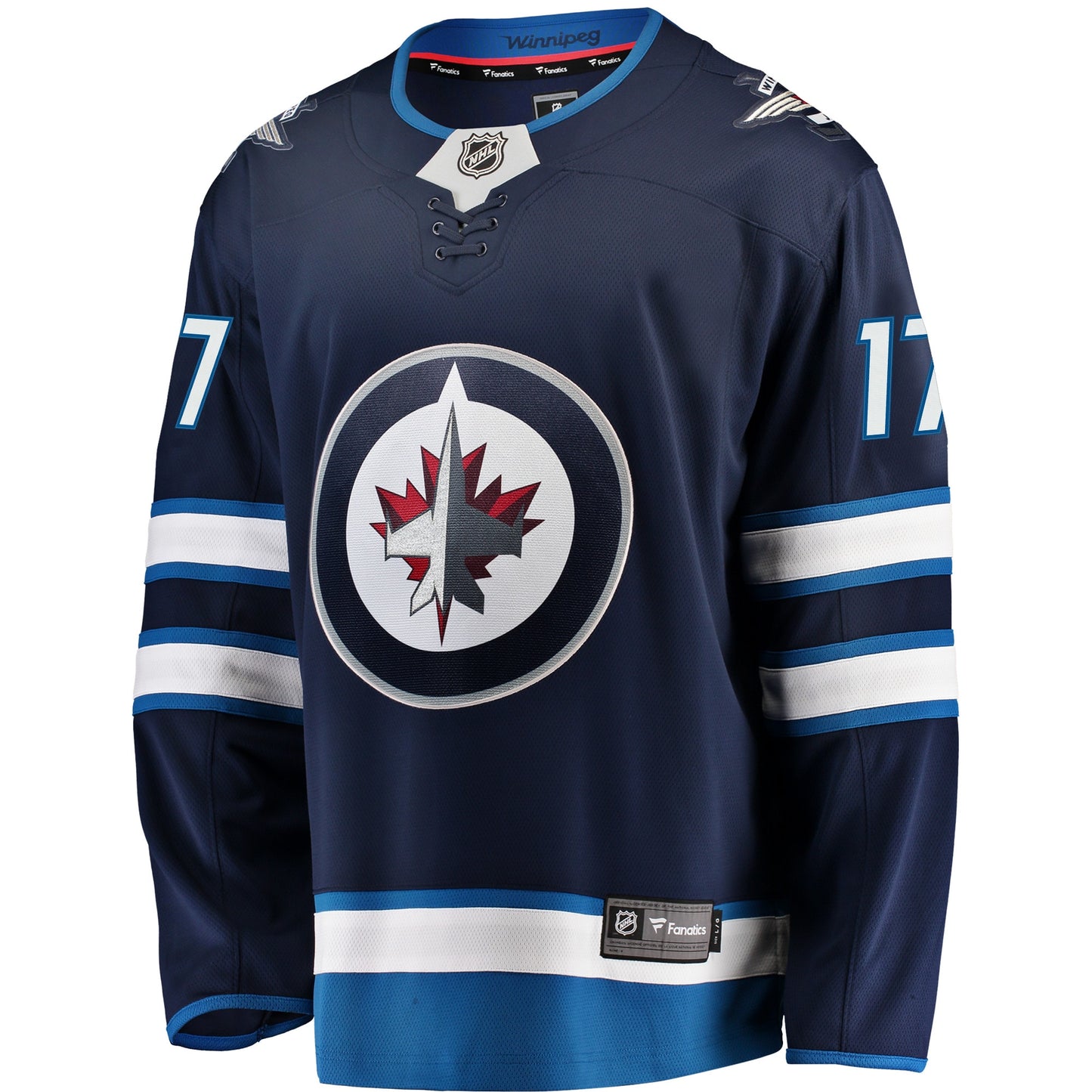 Adam Lowry Winnipeg Jets Fanatics Branded Breakaway Replica Jersey &#8211; Navy