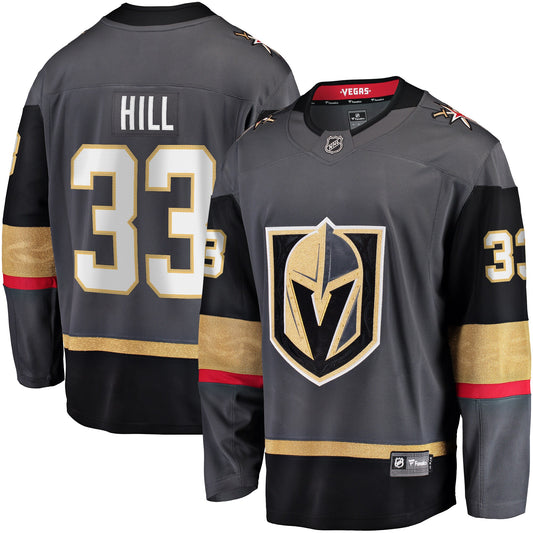 Adin Hill Vegas Golden Knights Fanatics Branded Alternate Breakaway Jersey &#8211; Gray